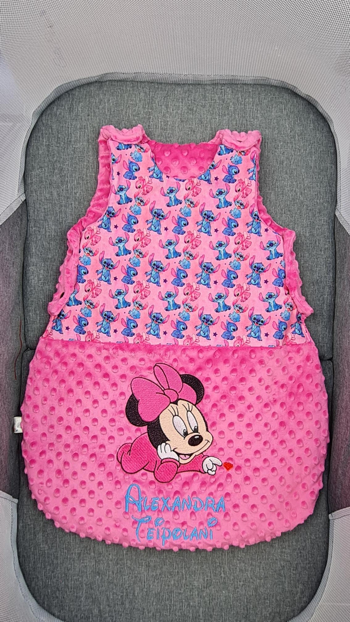 gigoteuse personnalisée bébé minnie