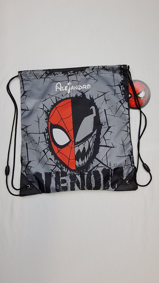 Sac de gym | Sac à chaussures Enfant 38cm | Spiderman Venom