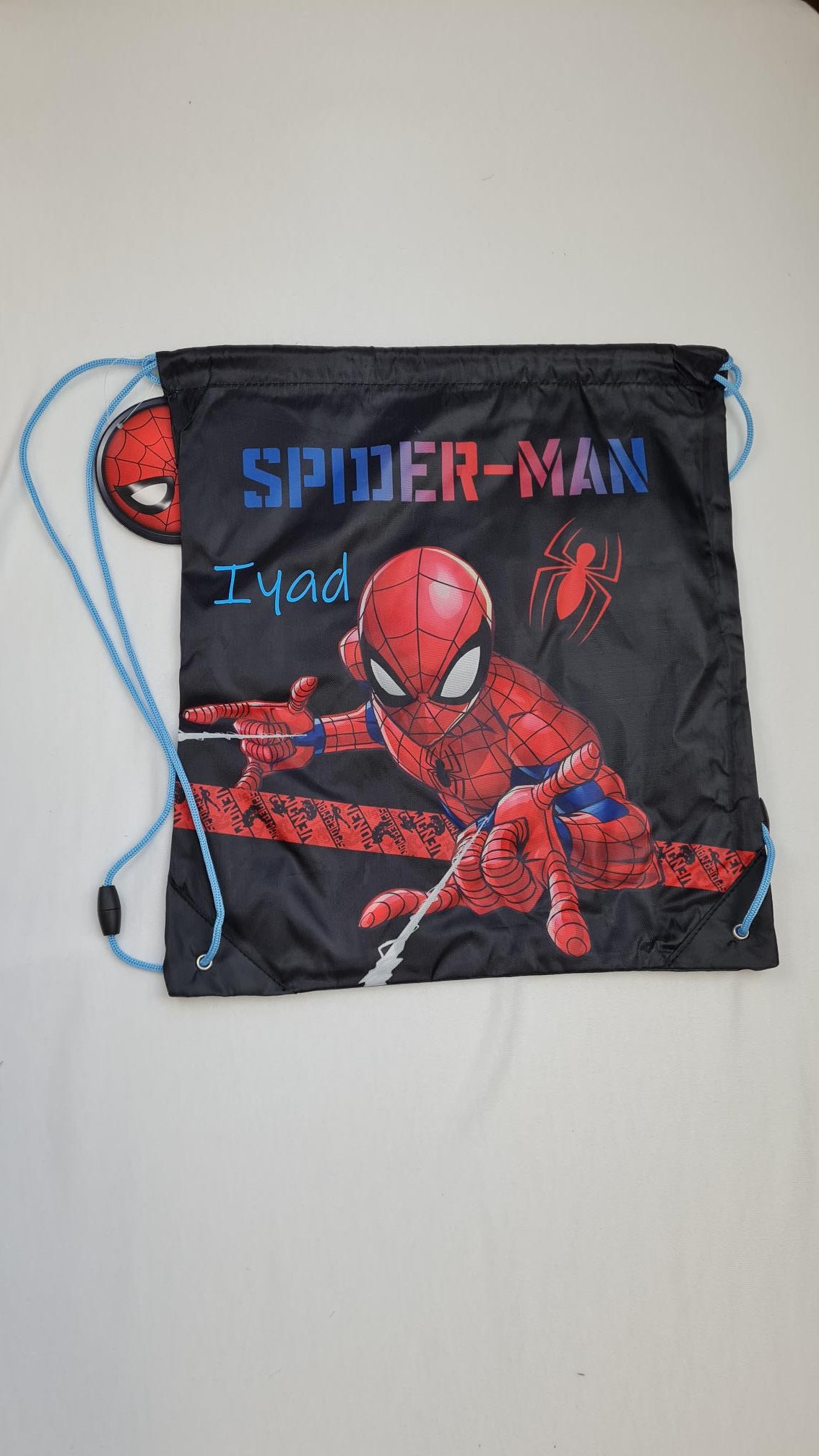 Sac de gym | Sac à chaussures Enfant 38cm | Spiderman Blue