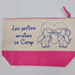 Trousse de toilette fille personnalisée 3L et 5L | Rose et Beige