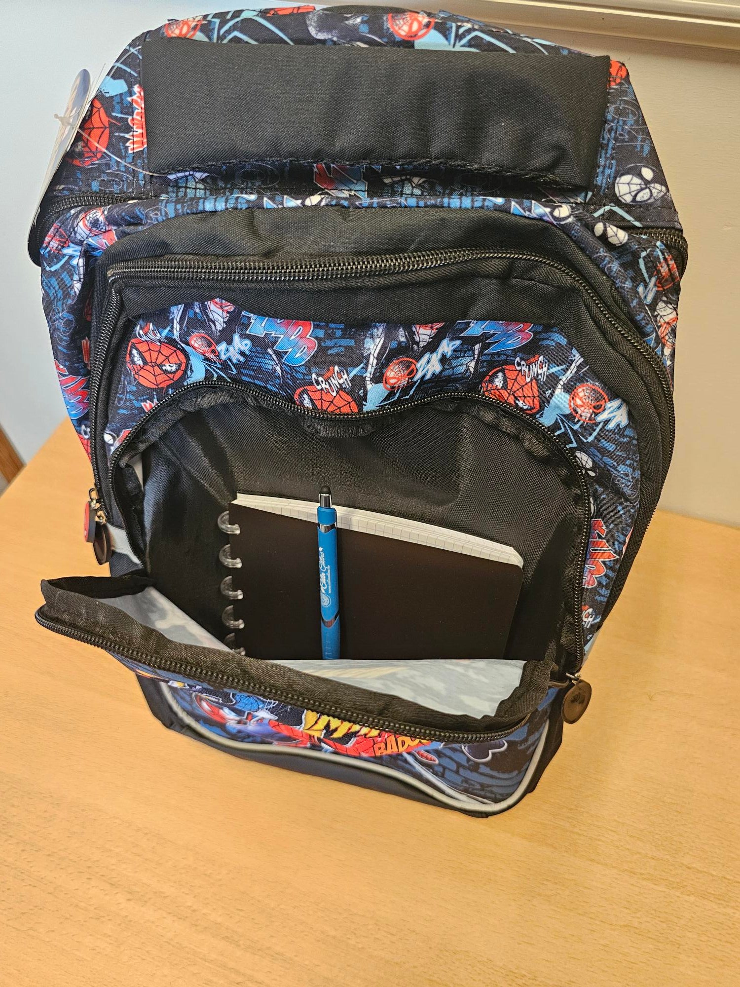 Sac à Dos Premium à Roulette 48cm | Spiderverse | Trolley 3 Compartiments | A4