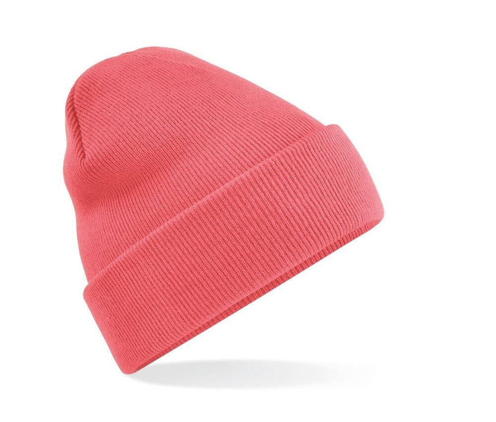 Bonnet Rabat Avec Prénom Brodé | Taille Unique | Rose Corail