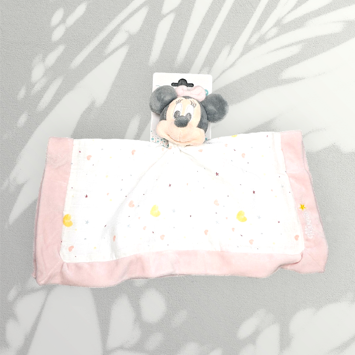 Doudou Mouchoir Disney Minnie Rose Personnalisé | 40cm