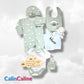 Kit de naissance 6 pièces Mouton Vert | 3 tailles | A personnaliser