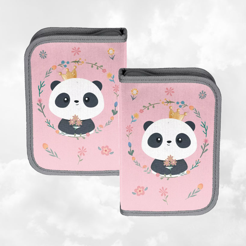 Plumier enfant 19cm | Panda Rose | Sans ustensiles