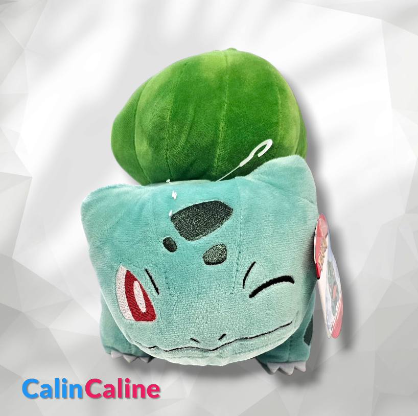 Peluche Pokémon Bulbizarre 18x18cm | 2 ans et + | Polyester doux