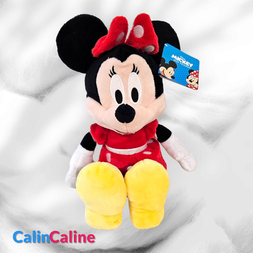 Peluche Minnie 30cm de Disney | Polyester recyclé | Dès 0 mois