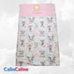 Pack Bébé Personnalisé | Couverture + Doudou 30cm + Protège carnet assortis | Fille | Coton