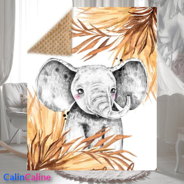 Plaid, couverture panneau animaux