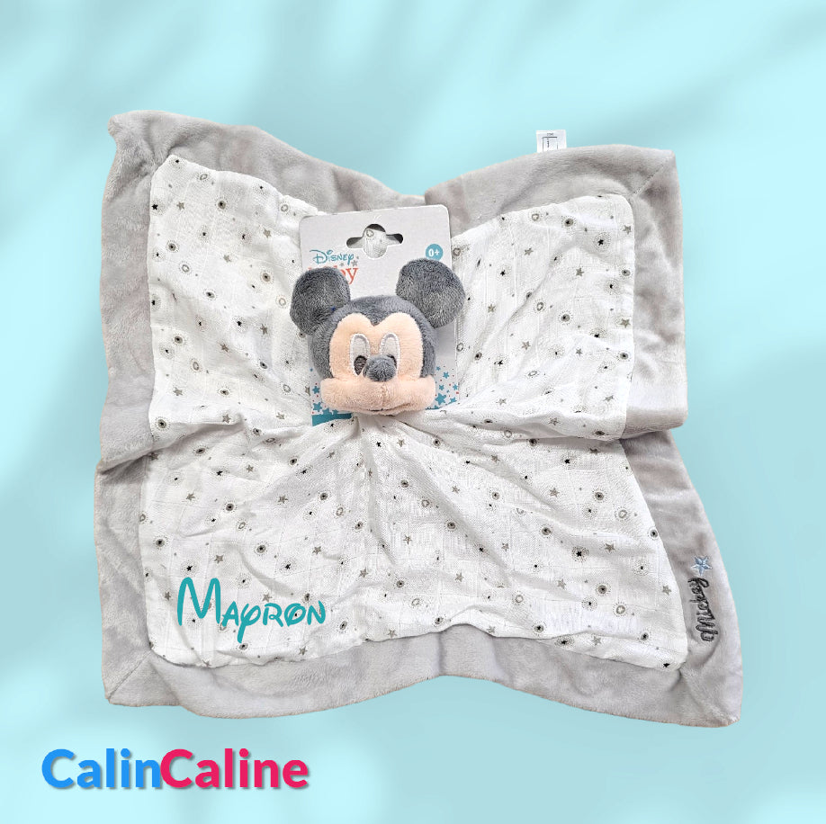 Doudou Mouchoir Disney Mickey Personnalisé | 40cm