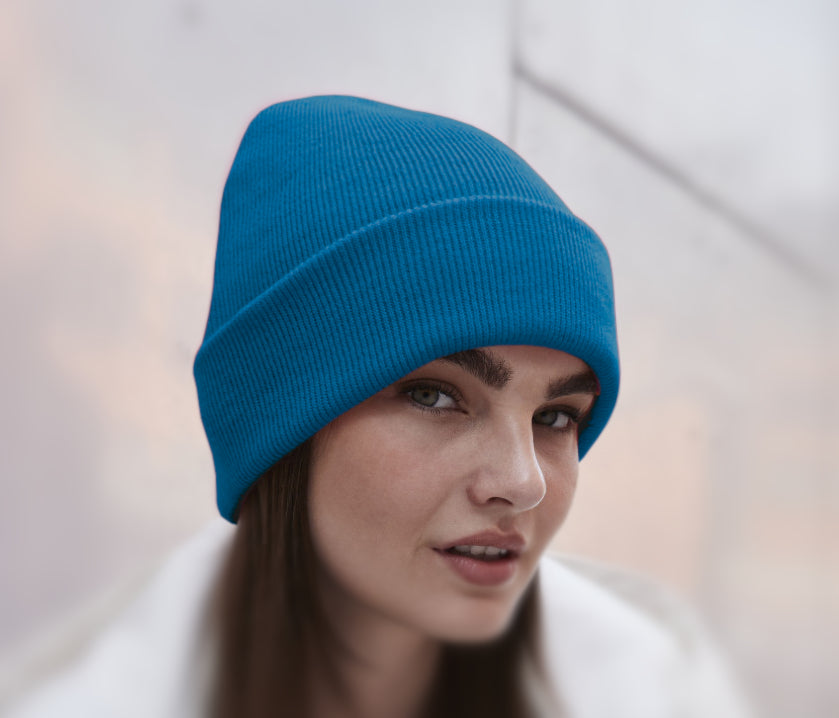 Bonnet Rabat Avec Prénom Brodé | Taille Unique | Bleu Pétrole