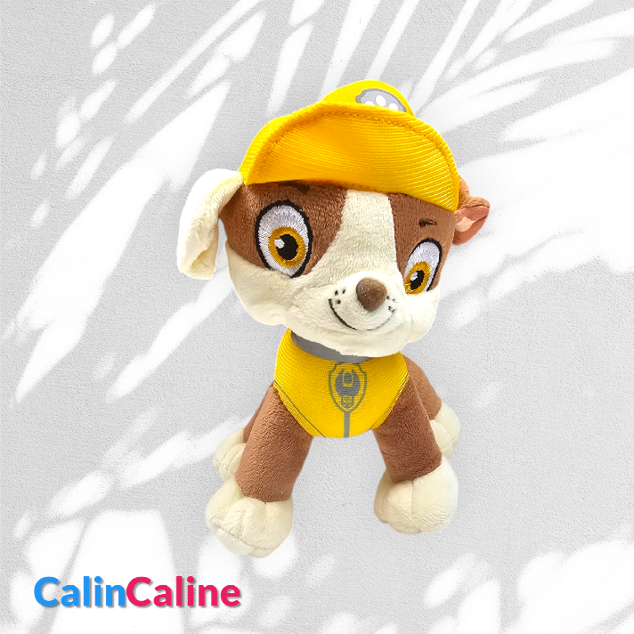 Peluche Pat Patrouille Ruben 20cm Jaune | Dès 0 ans | PlayByPlay