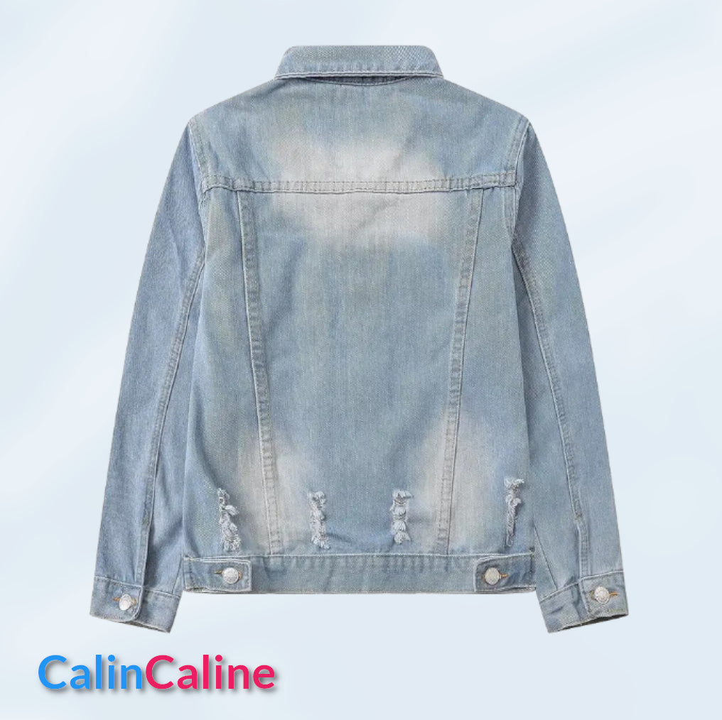 Veste en Jeans Enfant Bleu Clair | 3-4 ans 