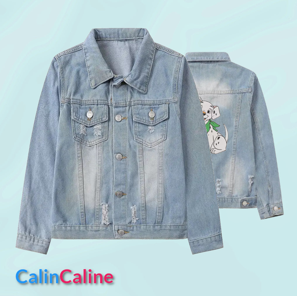 Veste en Jeans Enfant Bleu Clair | 4-5 ans