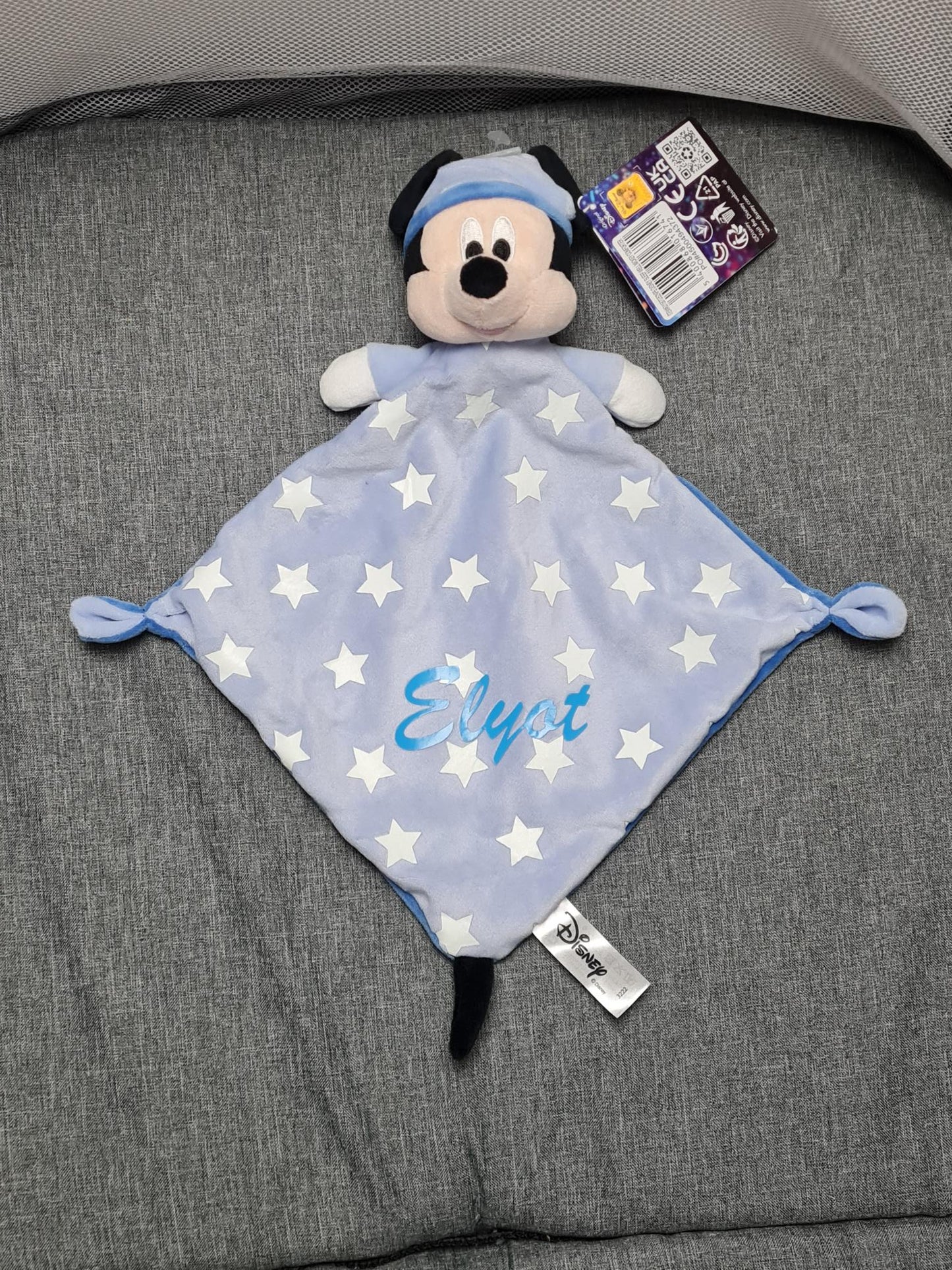 Doudou Disney Mickey Phosphorescent Personnalisé | Good Night